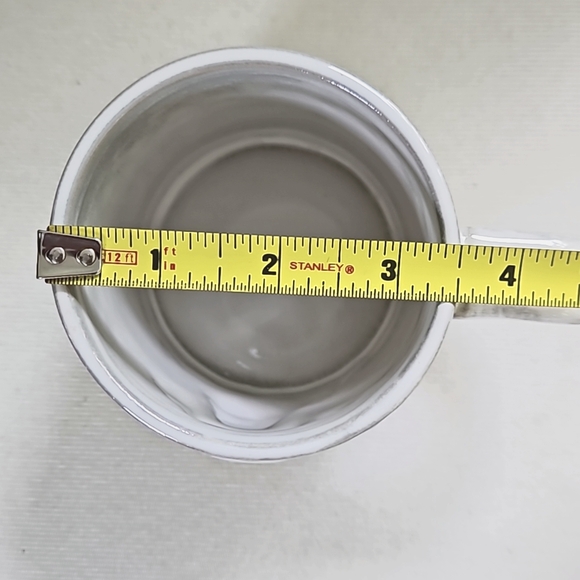 ANTHROPOLOGIE Monogram Christmas Stocking Mug White With Gold "A" 12 Oz NWOT - Picture 6 of 7